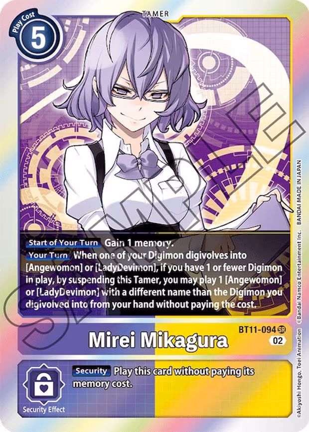 Mirei Mikagura trading card